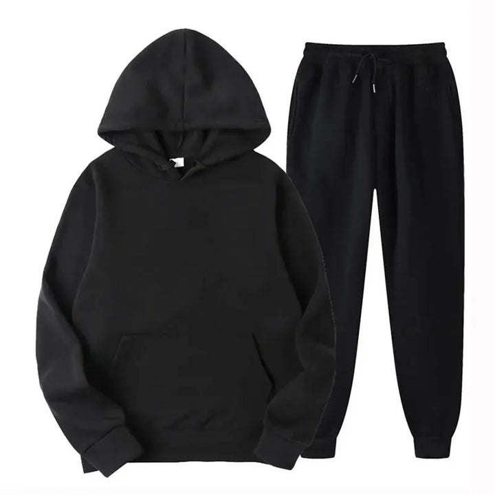 Levoire | Rennokit Ensemble De Sport Bicolore Satin Pour Hommes Noir