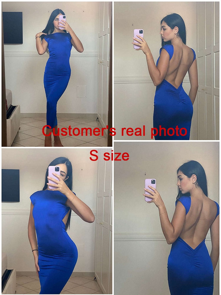 Levoire | Robe Maxi À Col Rond Avec Manches