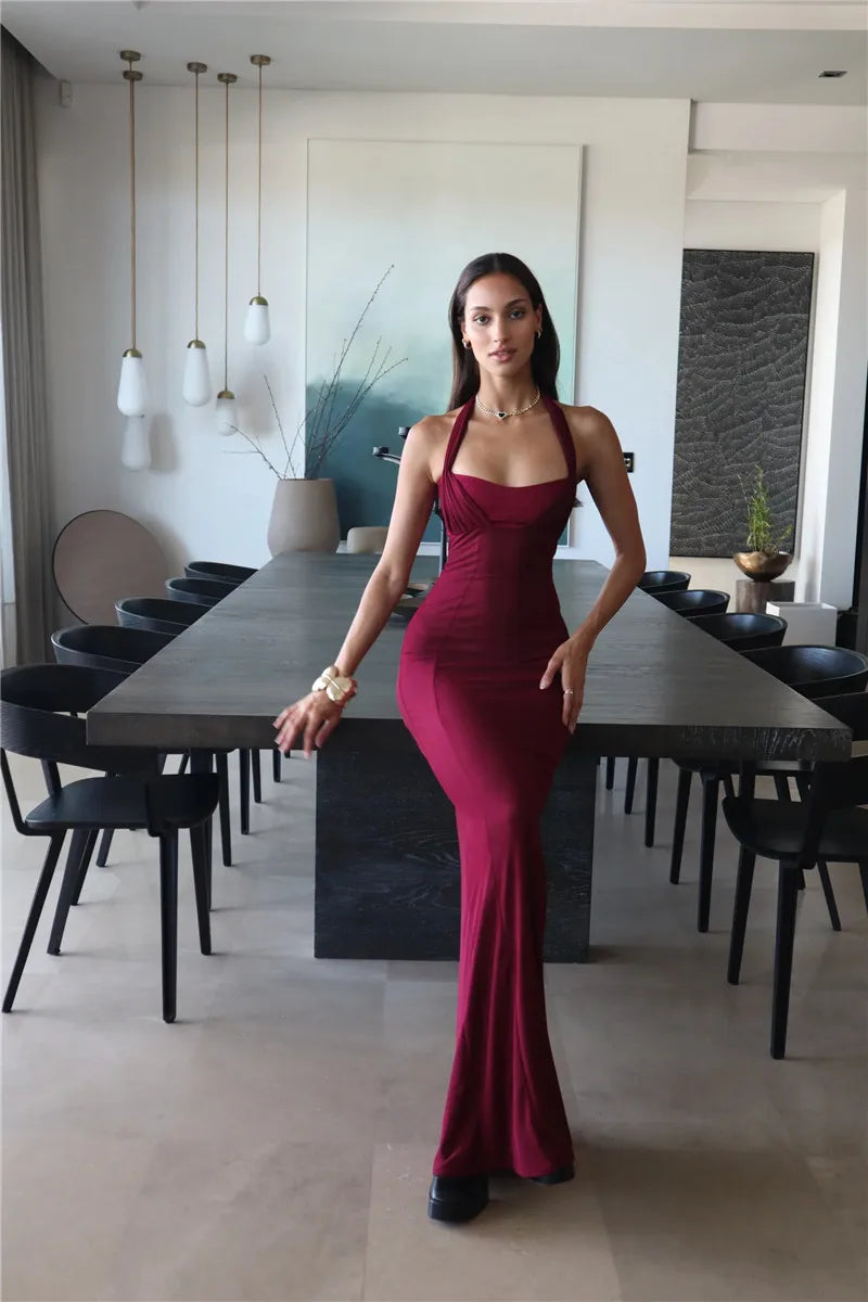 Levoire | Robes Maxi Dos Nu Décolleté