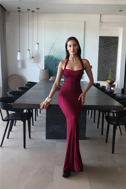 Levoire | Robes Maxi Dos Nu Décolleté