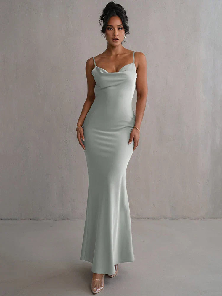 Levoire | Robe Fleurie Longue Sans Dos