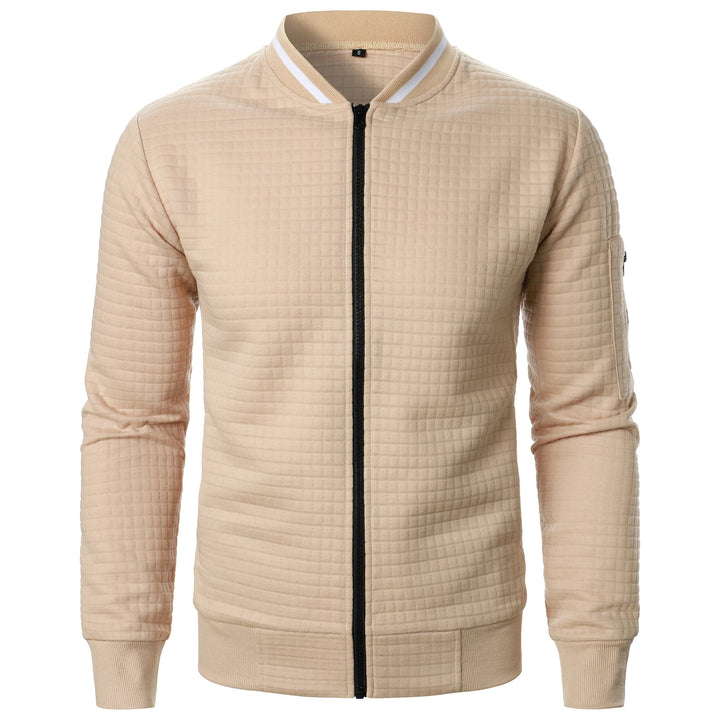 Levoire | Pull Luxe Polaire Homme Col Montant Élégant Kaki