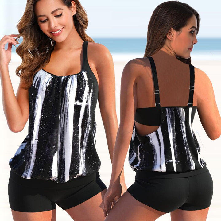 Levoire | Ensemble De Tankini Bicolore Pour Femmes