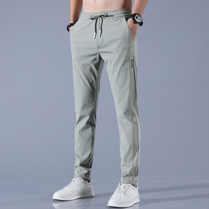 Levoire | Pantalons Stretch Élégants Pour Hommes vert