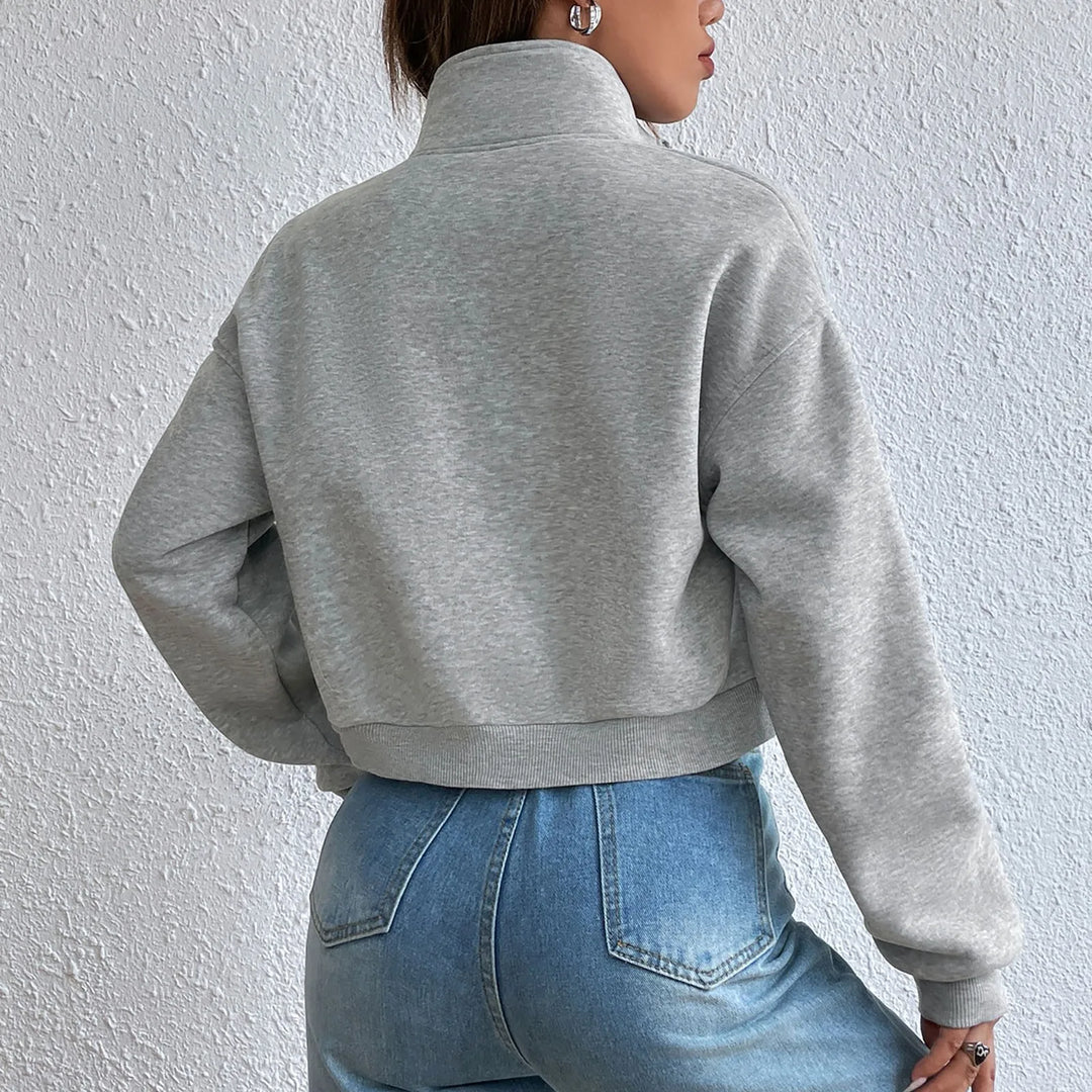 Levoire | Veste Courte À Manches Longues Confortable Avec Poches