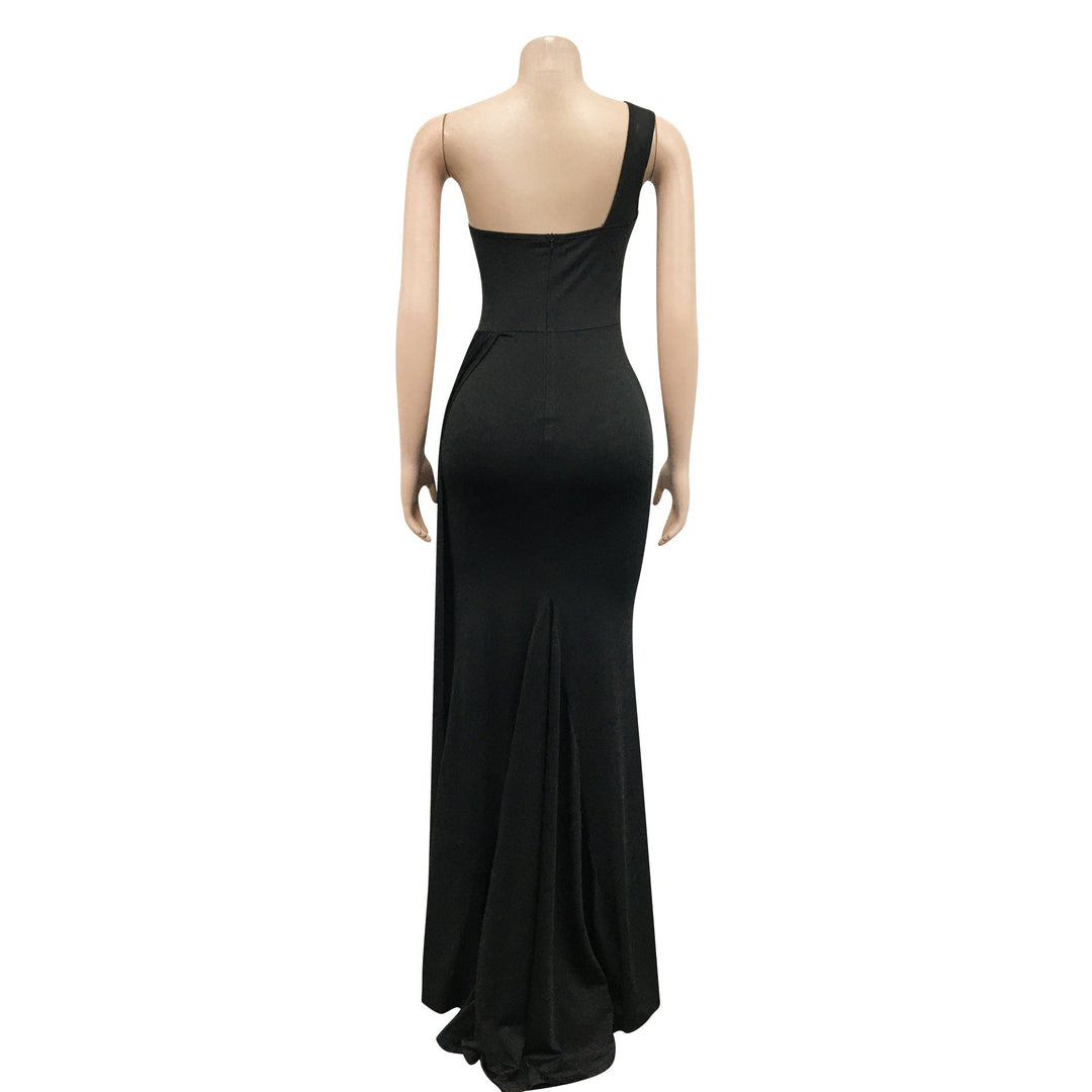 Levoire | En- Épaule Haute Combinaison Robe Maxi