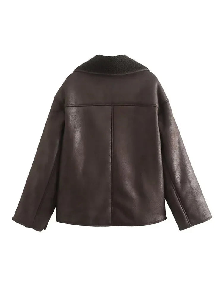 Levoire | Veste en polaire à manches longues réversible avec poches