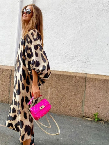 Levoire | Robe À Motif De Panthère