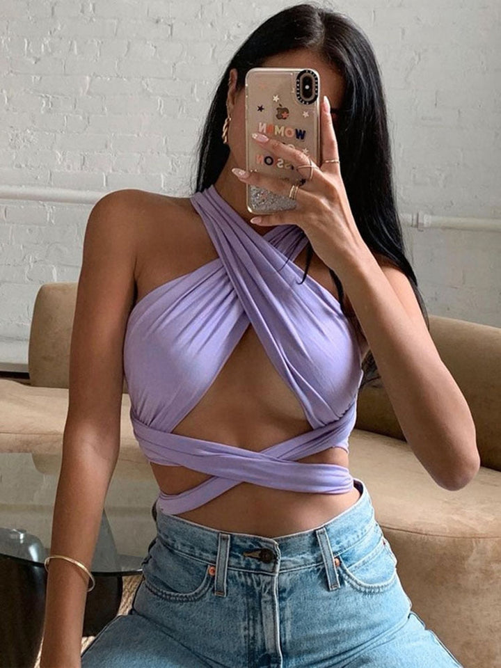Levoire | Top Dos Nu Un Haut Crop Sexy Et Estival