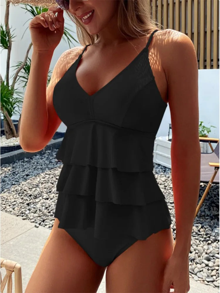 Levoire | Maillot De Bain Avec Contrôle Du Ventre Noir
