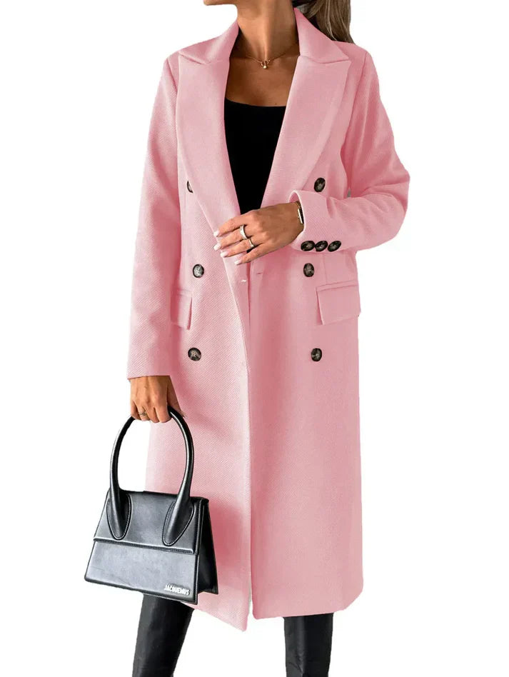 Levoire | Manteau Long Plus Élégant Rosa