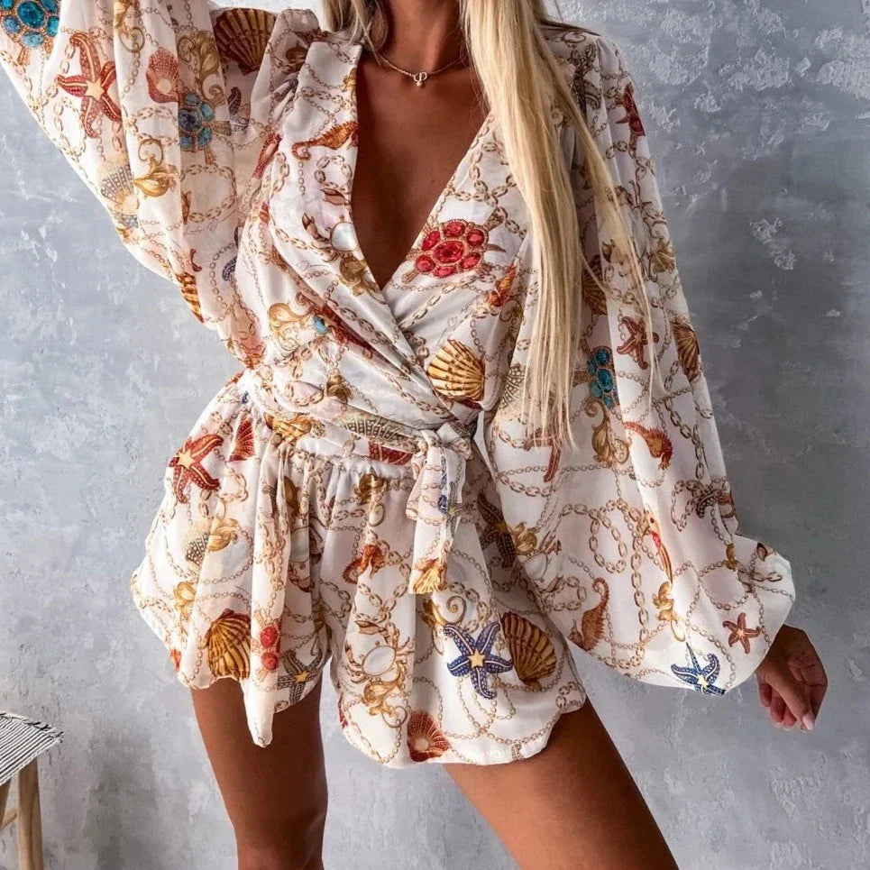 Levoire | Combinaison De Plage Décontractée Beige