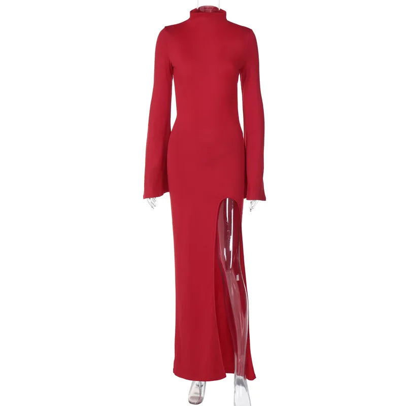 Levoire | Ouvert Dos Sexy Fente Maxi Robe