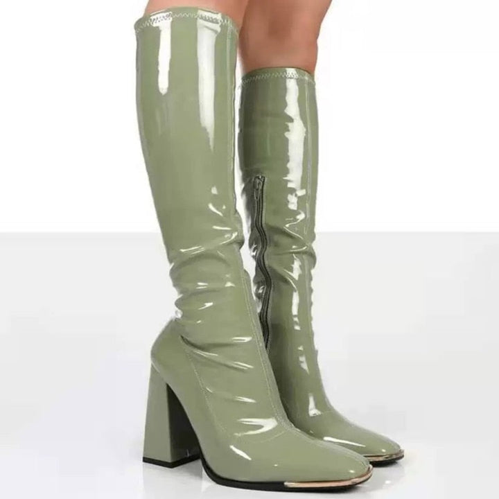 Levoire | Bottes De Pluie Confortables À Fermeture Éclair Sans Glisse Vert