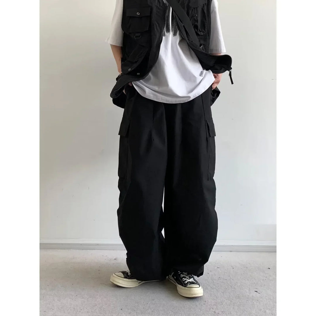 Levoire | Pantalons Baggy Confort Et Élégance Pour Les Citadins Modernes Noir