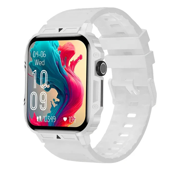 Levoire | Montre Intelligente Avec Un Écran De 1,95 Pouce Et Suivi De La Santé Blanc