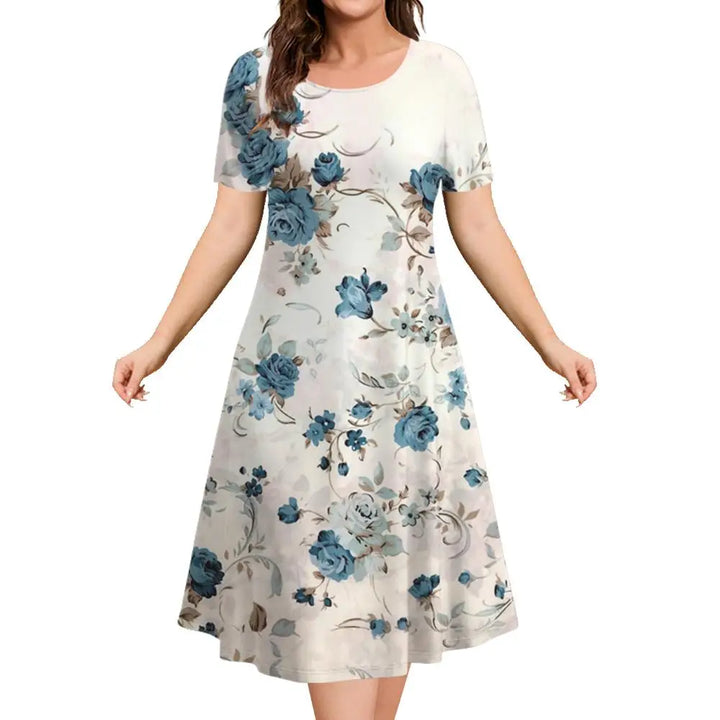 Levoire | Robe Élégante À Fleurs Imprimées Pour Femmes