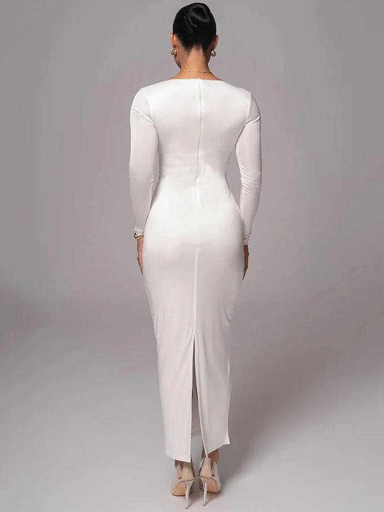 Levoire | Robe Longue Elégante Avec Une Coupe Moulante Sexy