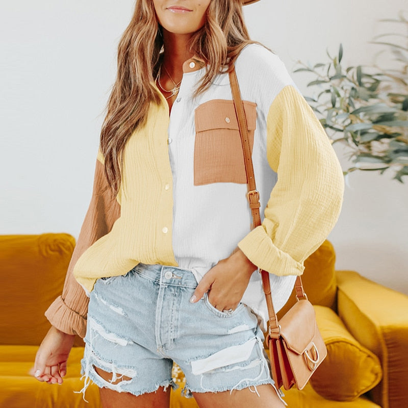 Levoire | Blouse Avec Des Couleurs Estivales