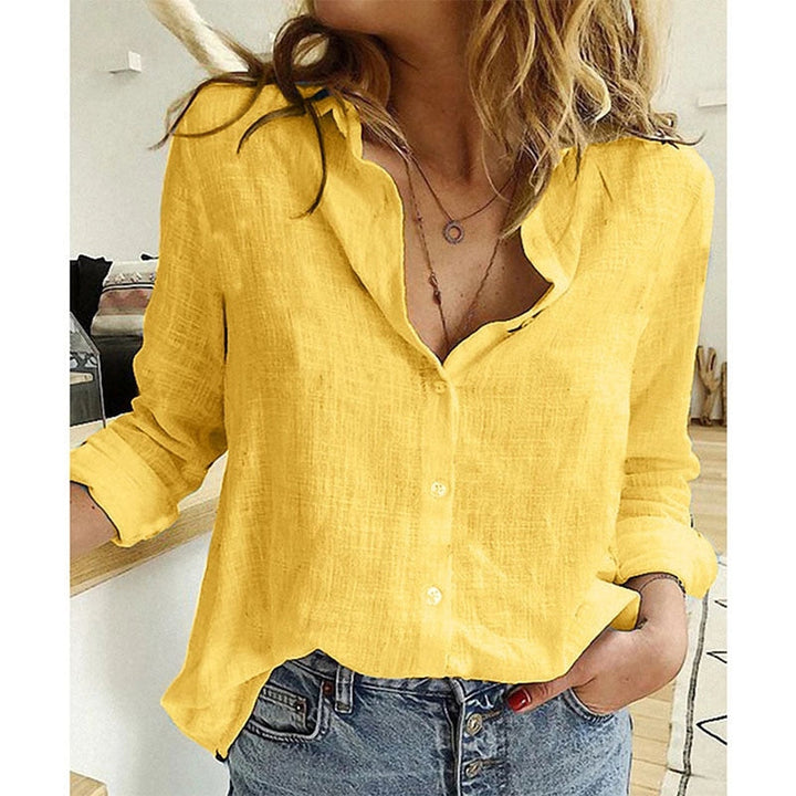 Levoire | Chemise À Manches Longues Jaune