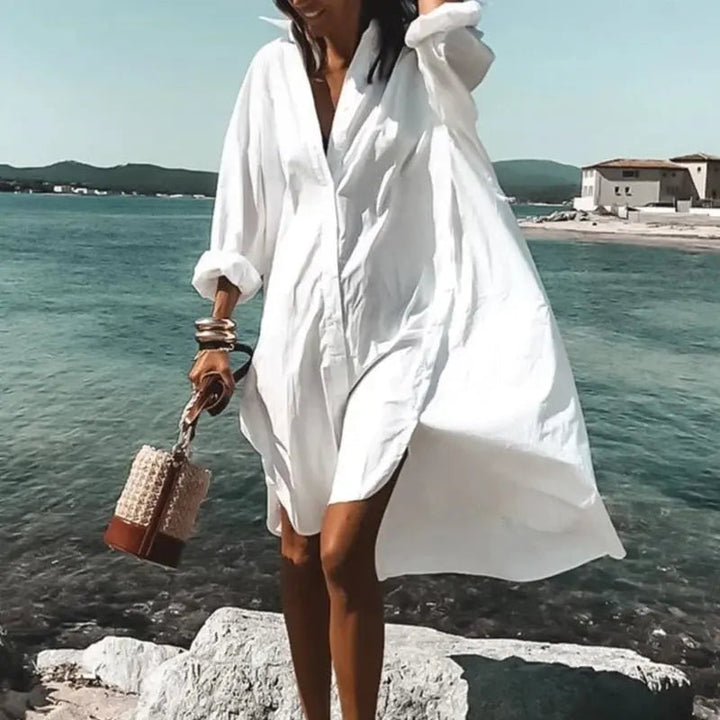 Levoire | Robe d'été avec style et confort Blanc