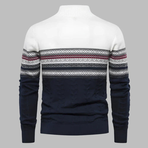 Levoire | Pull Pour Hommes Avec Motif En Tricot Rayé