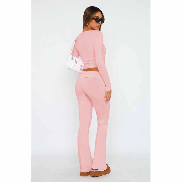Levoire | Ensemble Femme 2 Pièces, Uni, Tendance, Survêtement Confortable