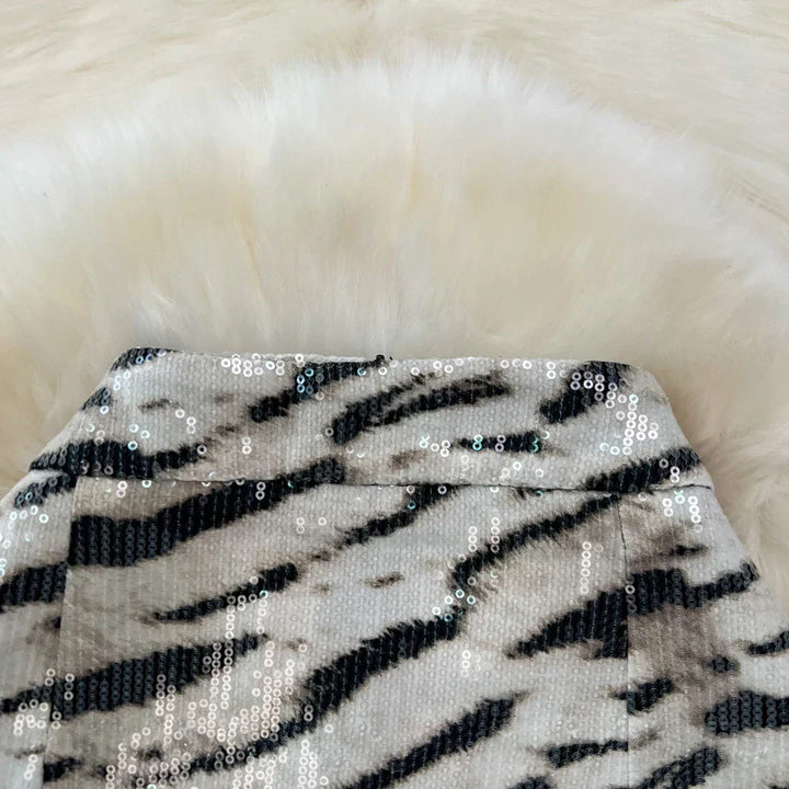 Levoire | Jupe En Simili Cuir Imprimé Léopard Pour Un Look Sauvage Et Moderne