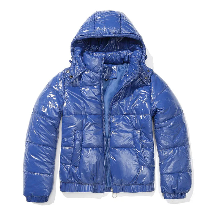 Levoire | Veste Capuche Longue Manches Avec Poches Bleu