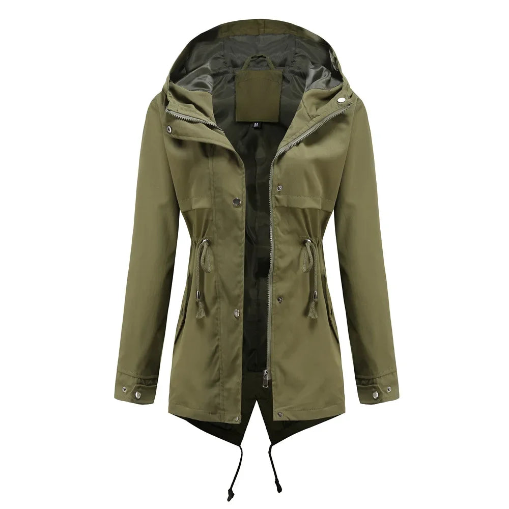Levoire | Manteau imperméable pour l'automne Vert armée