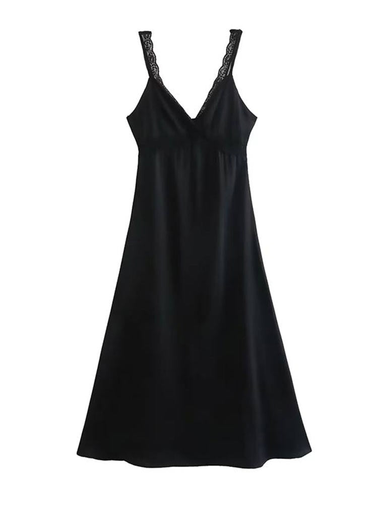 Levoire | Robe Maxi Profonde En V Sans Bretelles