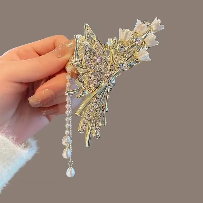 Levoire | En Perles Avec Fleurs Et Glands – Accessoire Élégant 8