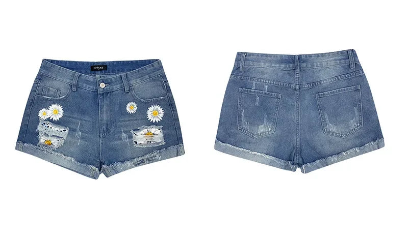 Levoire | Printemps Été Nouvelle Vêtements Femmes Shorts En Jean Taille Haute