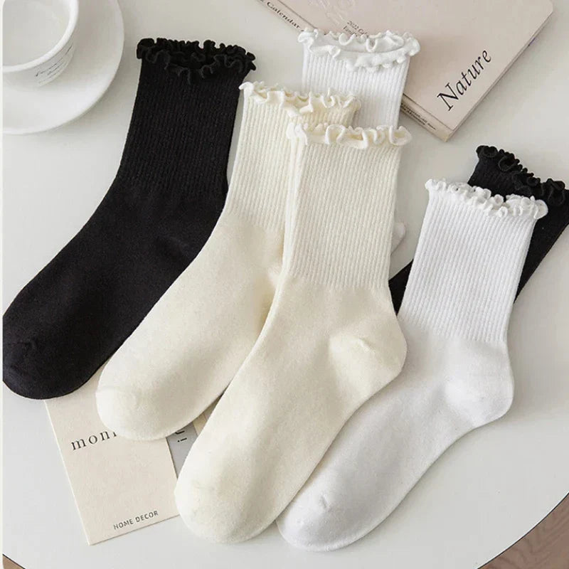 Levoire | De 5 Chaussettes Volantées Femme Confort Et Respirabilité