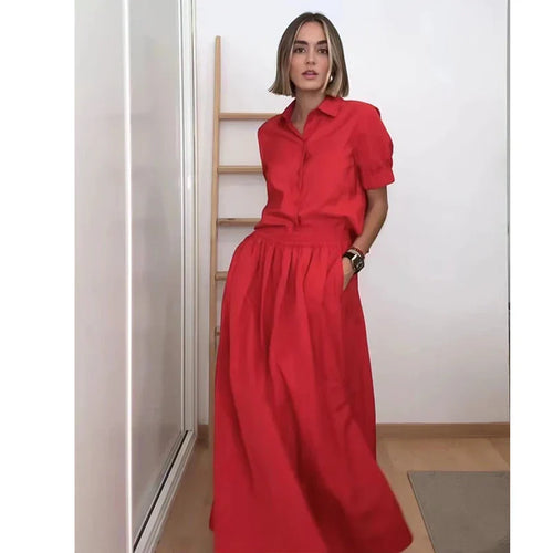 Levoire | Polo Chic Et Jupe Plissée