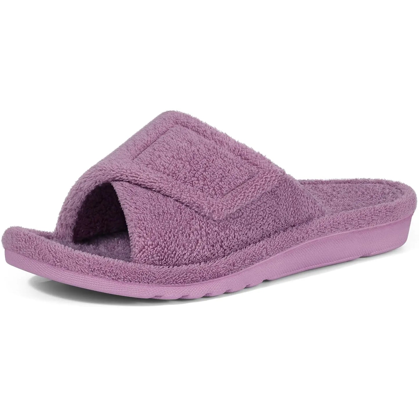 Levoire | Chaussons Fourrés Ajustables Violet