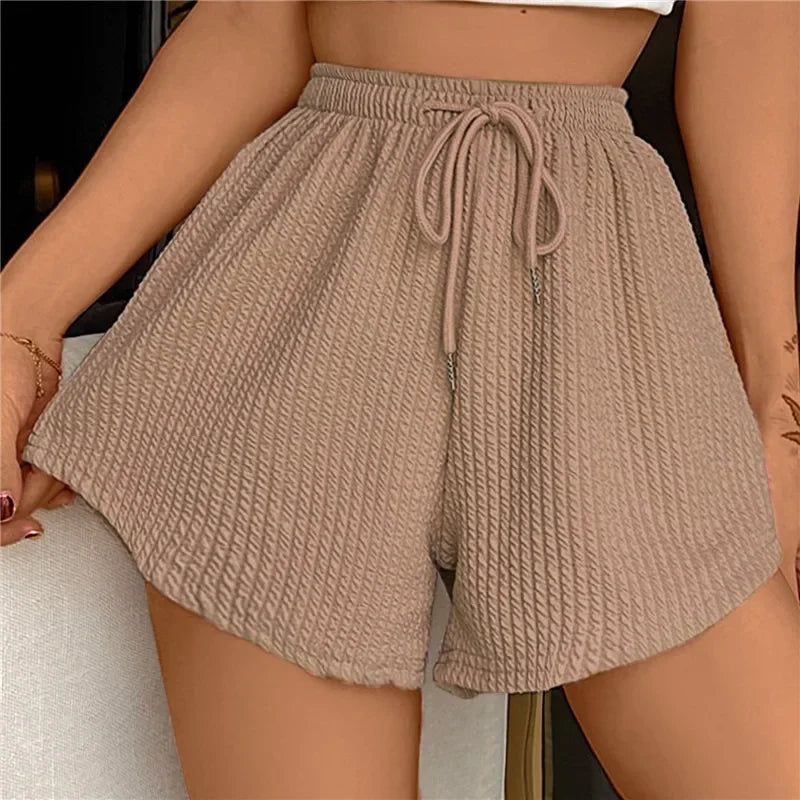 Levoire | Shorts Avec Cordon Et Large Jambe Braun