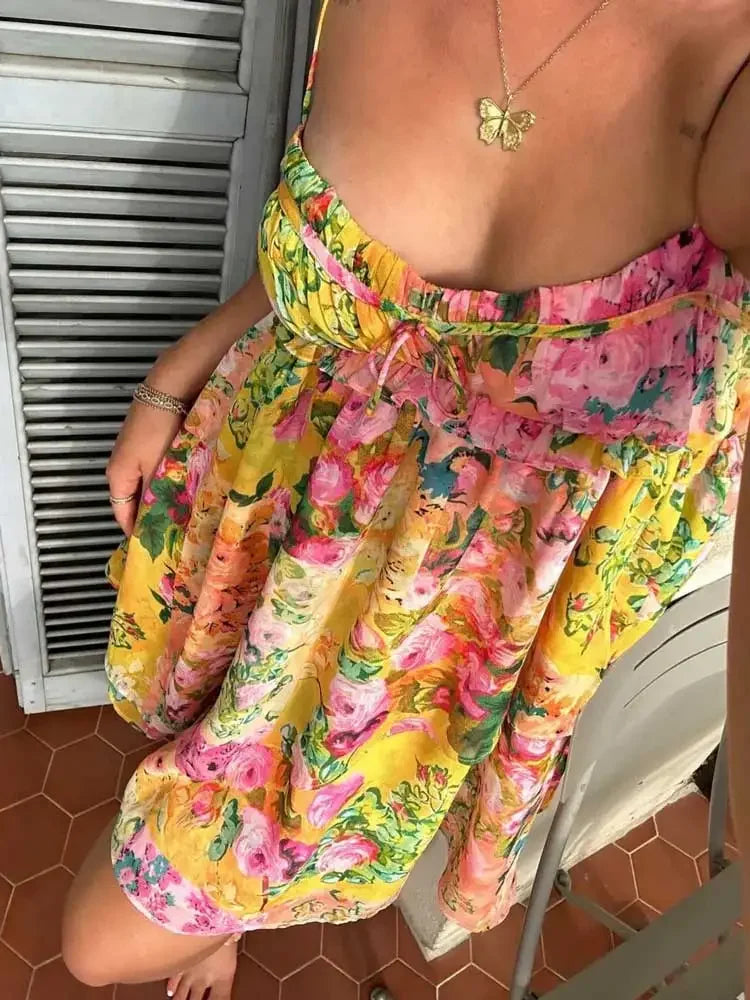 Levoire | Envoûtante robe courte chiffon