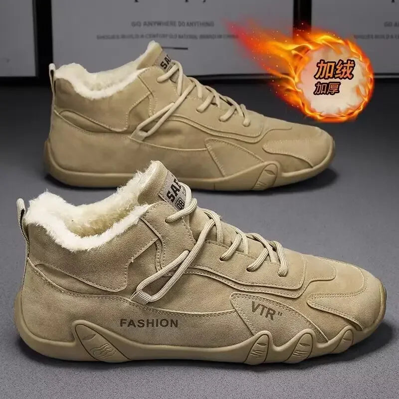 Levoire | Chaussures D'Hiver Rétro Homme 2025 Khaki