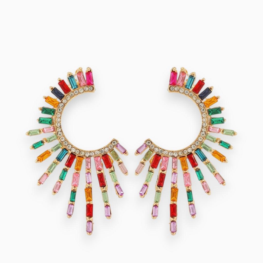 Levoire | Bunte Boucles D'Oreilles Funk Soleil