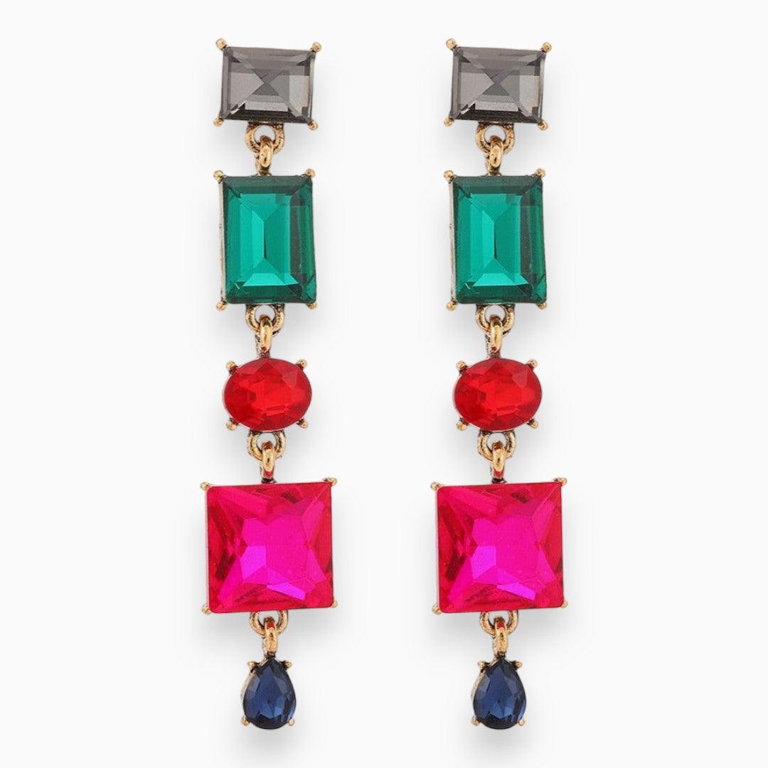 Levoire | Bunte Boucles D'Oreilles Funk Carré