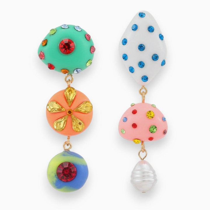 Levoire | Bunte Boucles D'Oreilles Funk Forme