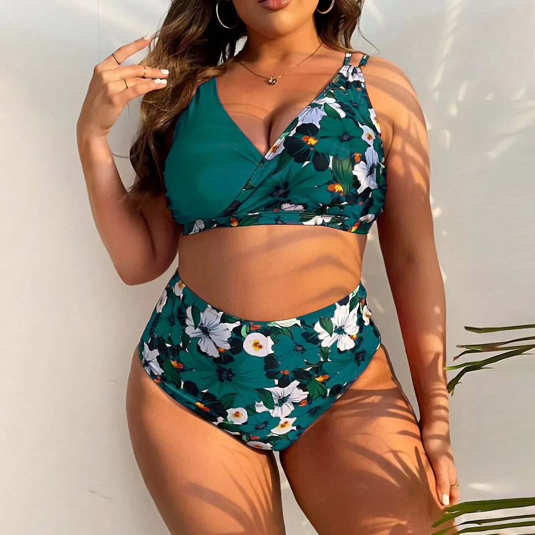 Levoire | Bikini Deux Pièces Push-Up Vert Foncé