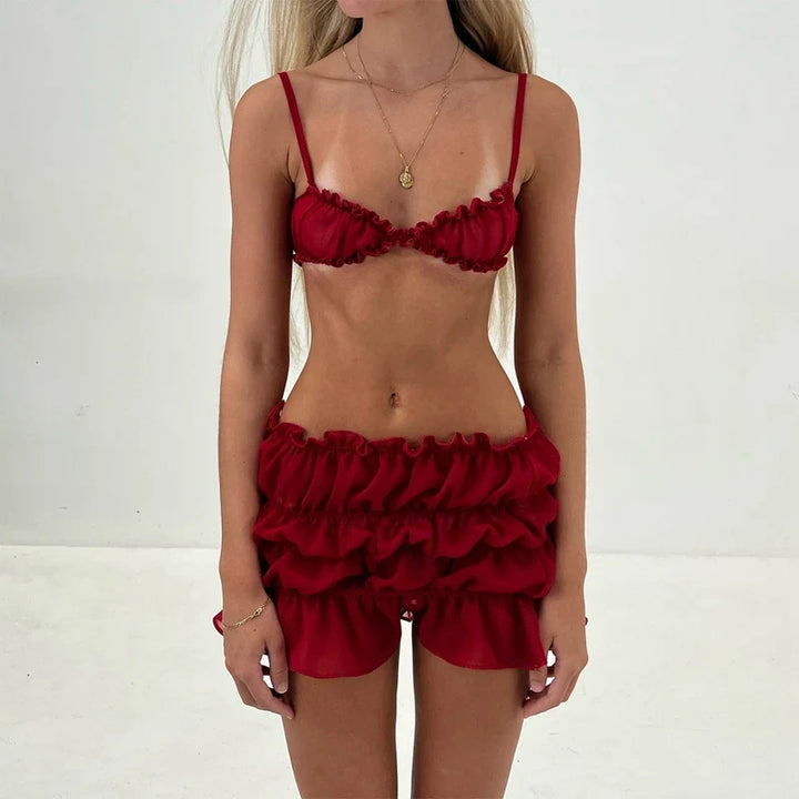 Levoire | Tenue De Plage Complète Avec Jupe Rot