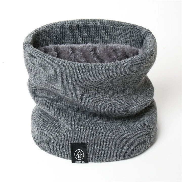Levoire | Cache Cou Hiver Tricoté Unisexe Gris