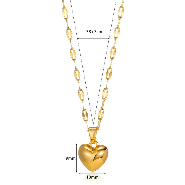 Levoire | Collier Cœur En Inox Femme 2024