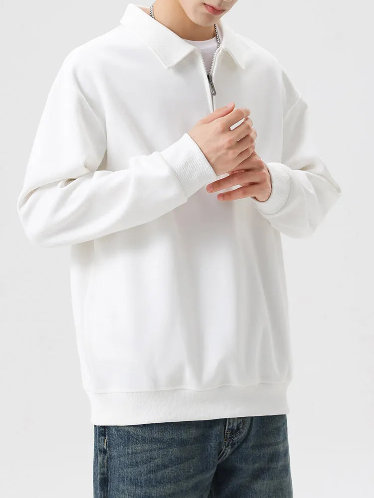 Levoire | Pull Polo Pour Hommes Élégant Avec Fermeture Éclair Pour Un Usage Quotidien