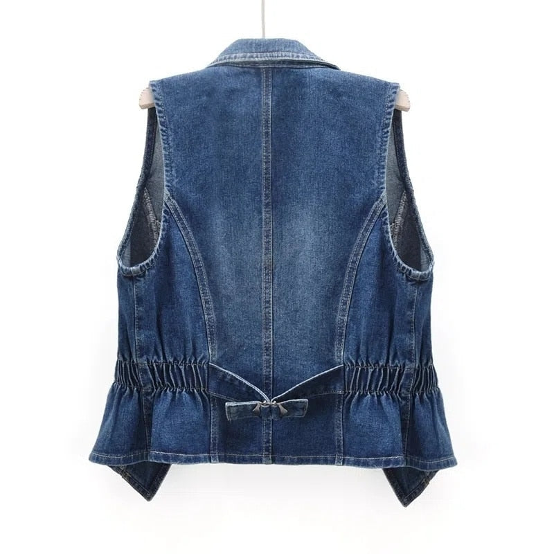 Levoire | Débardeur En Denim Sans Manches Pour Femmes Mia