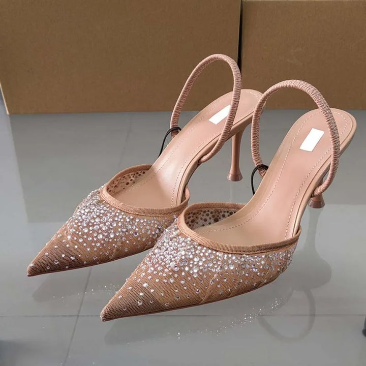 Levoire | Chaussures À Plateforme Résistantes À La Chaleur Avec Des Diamants D'Eau 42