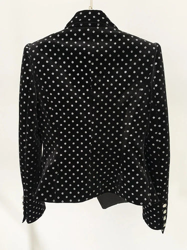 Levoire | Blazer En Velours À Pois Scintillants